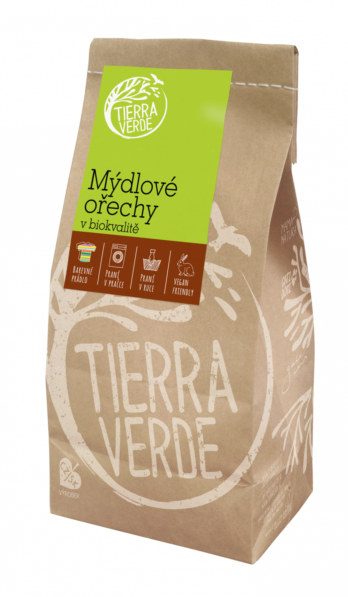 Tierra Verde Mýdlové ořechy na praní 500 g - v bio kvalitě Tierra Verde