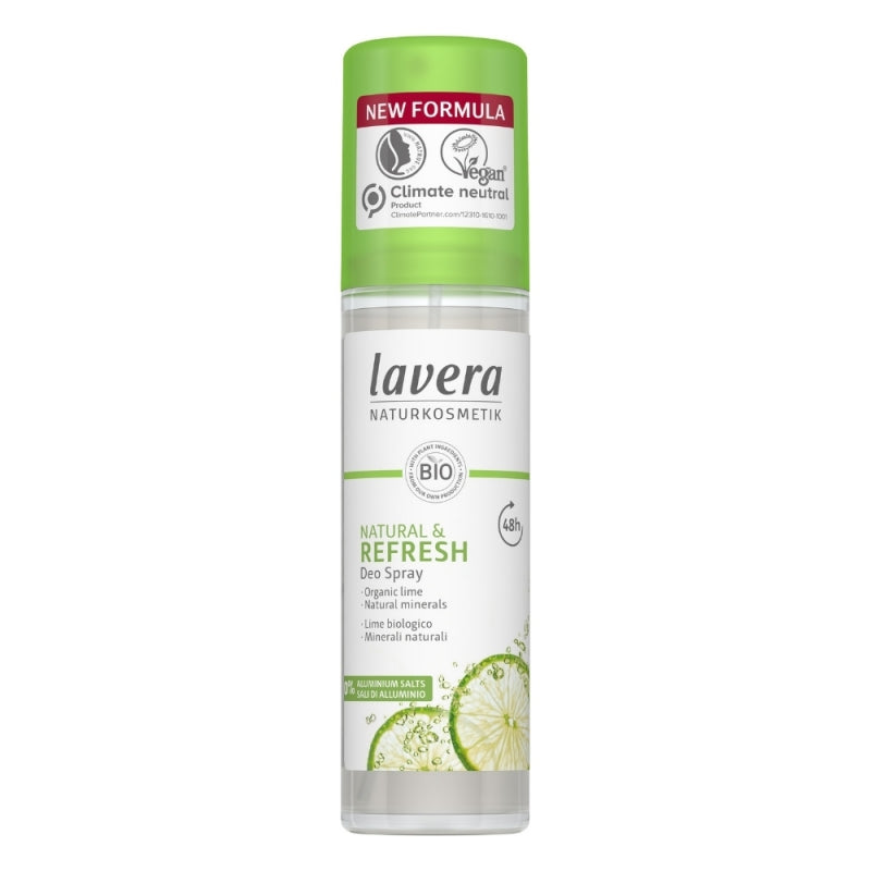 Lavera Přírodní deodorant ve spreji Refresh BIO - limetkový (75 ml) - až 48hodinová ochrana Lavera