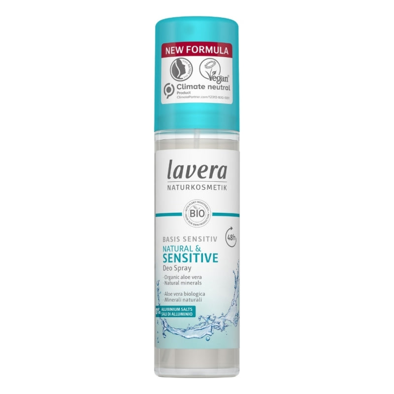 Lavera Přírodní deodorant ve spreji Sensitive BIO (75 ml) - až 48hodinová ochrana Lavera