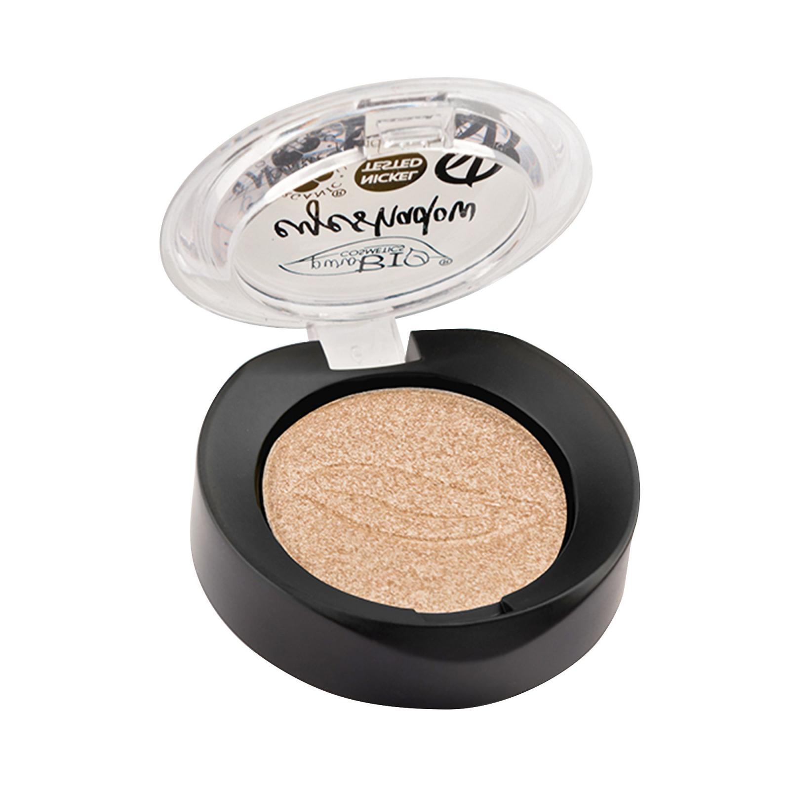 puroBIO cosmetics Minerální oční stíny 01 Champagne 2