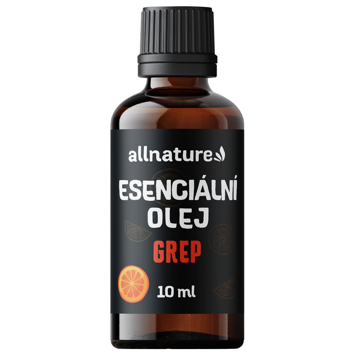 Allnature Esenciální olej Grep (10 ml) - dávka citrusové energie Allnature