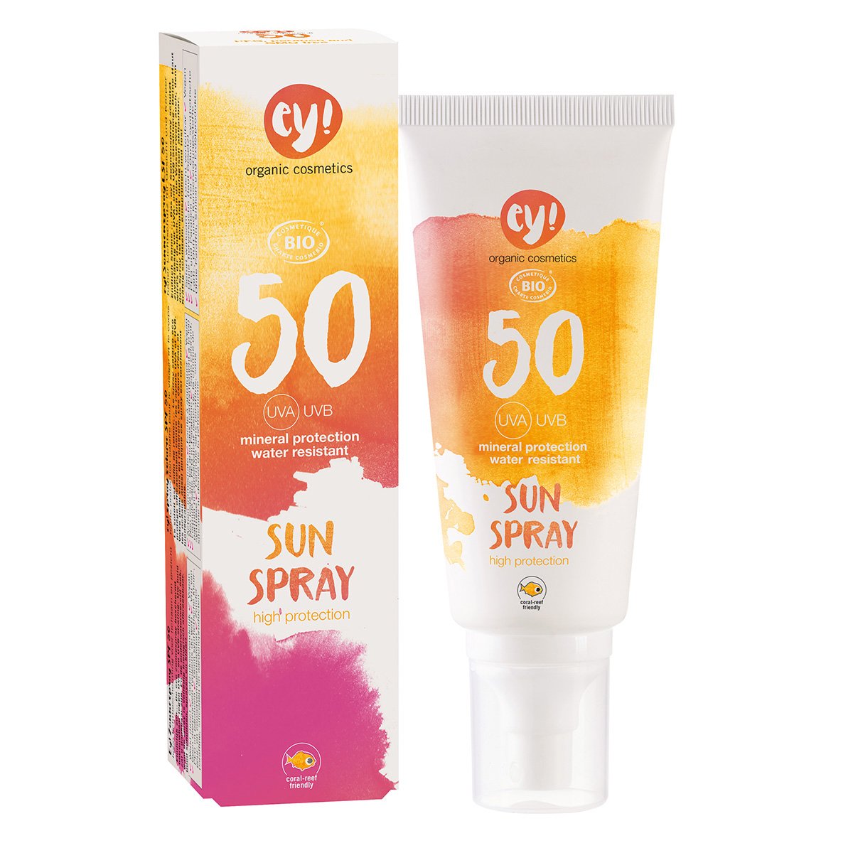 Ey! Opalovací krém ve spreji SPF 50 BIO (100 ml) - 100% přírodní