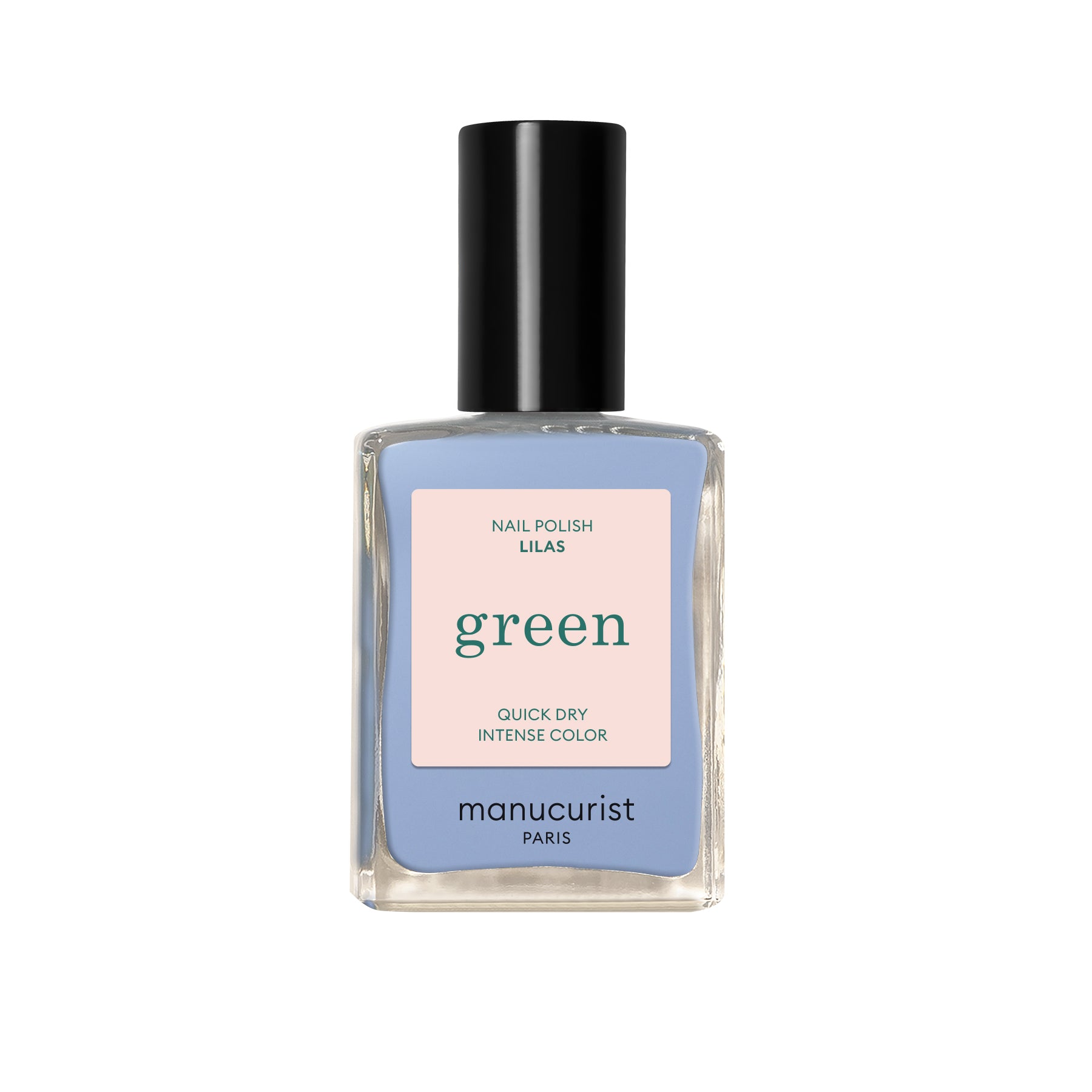 Manucurist Green schnoucí lak na nehty - Lilas (15 ml) - pastelově modrý odstín Manucurist