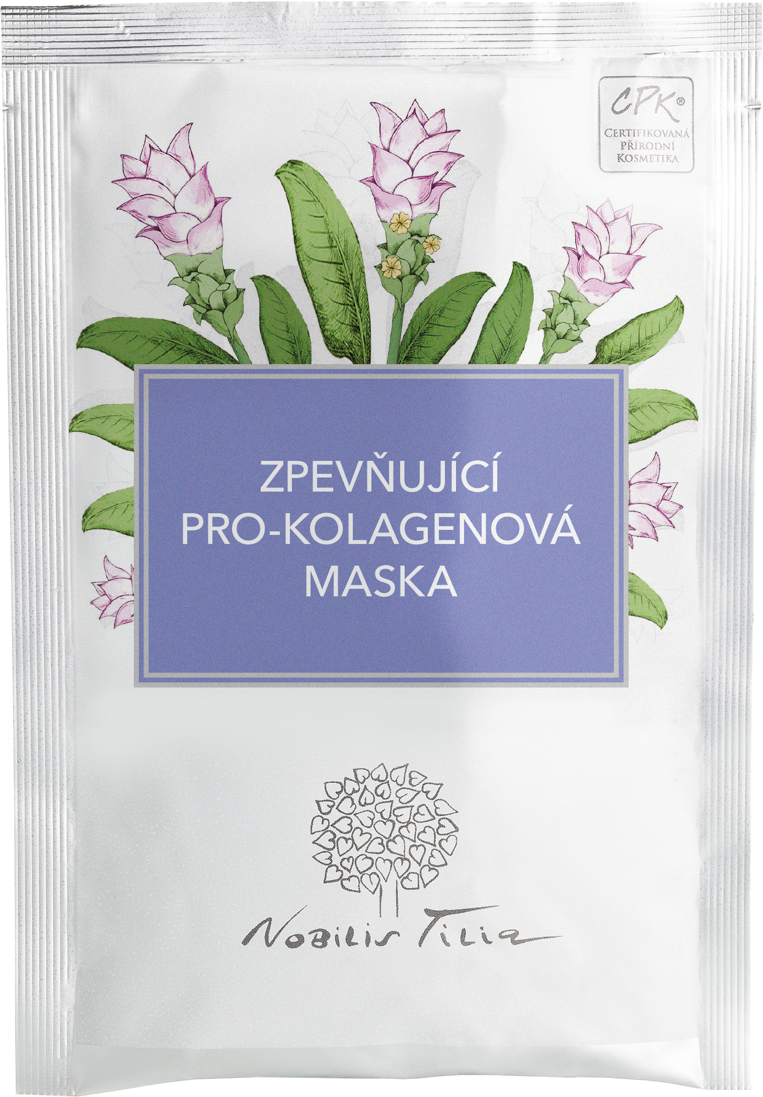 Nobilis Tilia Slupovací pro-kolagenová maska zpevňující - 1 ks (25 g) - vypíná a tonizuje pleť Nobilis Tilia