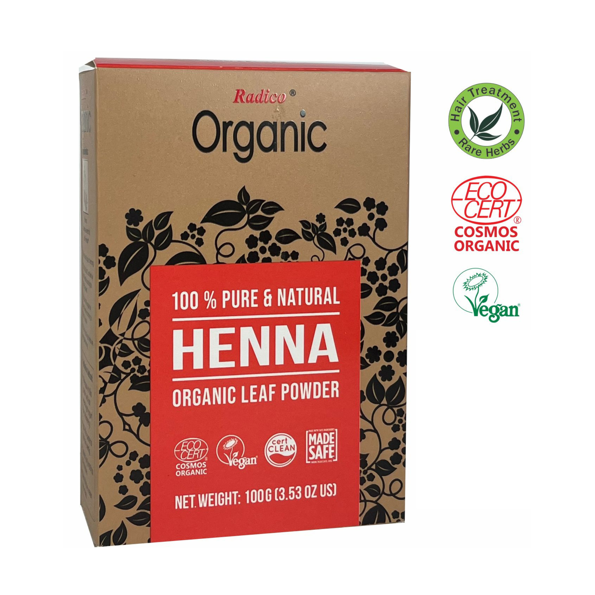 Radico Henna BIO (100 g) - II.  jakost - pro zdraví