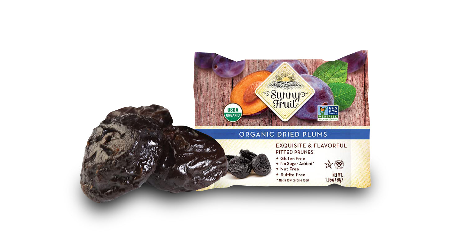 Sunny Fruit Švestky sušené na slunci BIO - 30g - šťavnaté a bez pecek Sunny Fruit