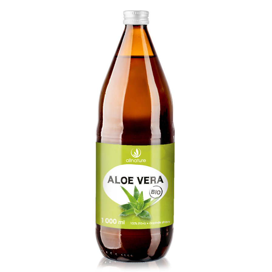 Allnature Aloe vera BIO - 1 l - zázračný elixír z mexika Allnature