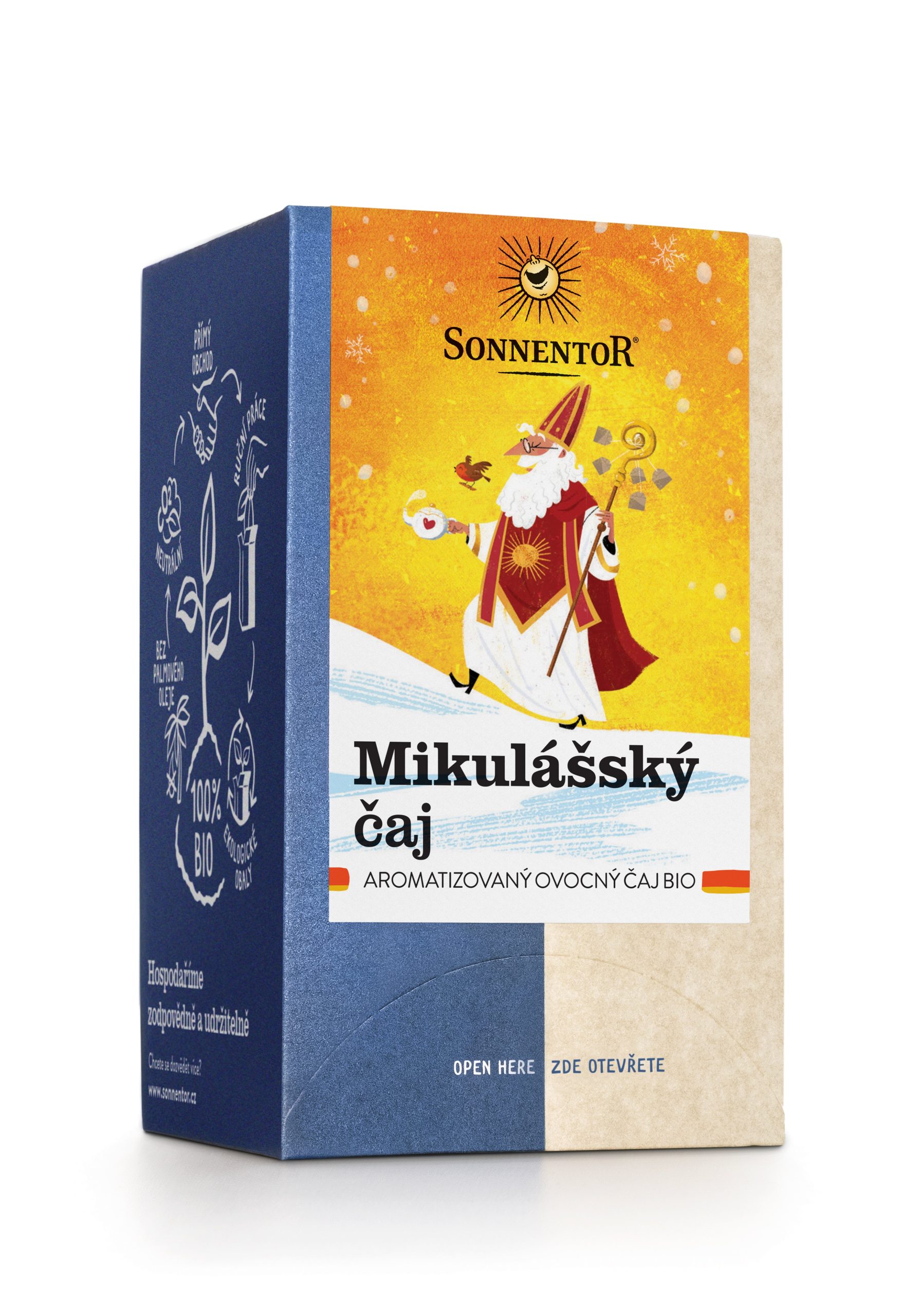 Sonnentor Aromatizovaný ovocný čaj Mikulášský čaj BIO - nálev. sáčky (18 x 2