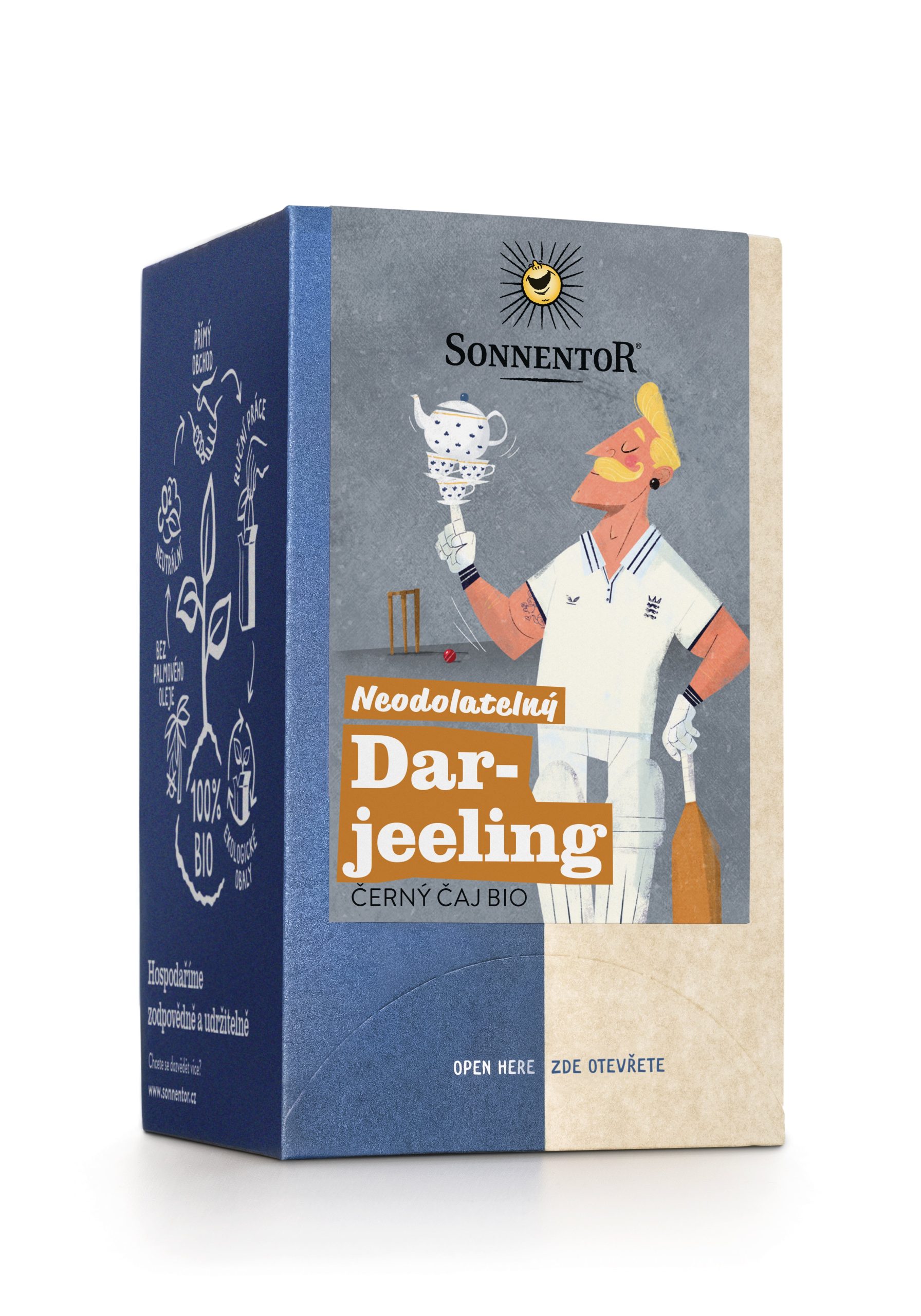 Sonnentor Černý čaj Neodolatelný Darjeeling BIO - nálev. sáčky (18 x 1