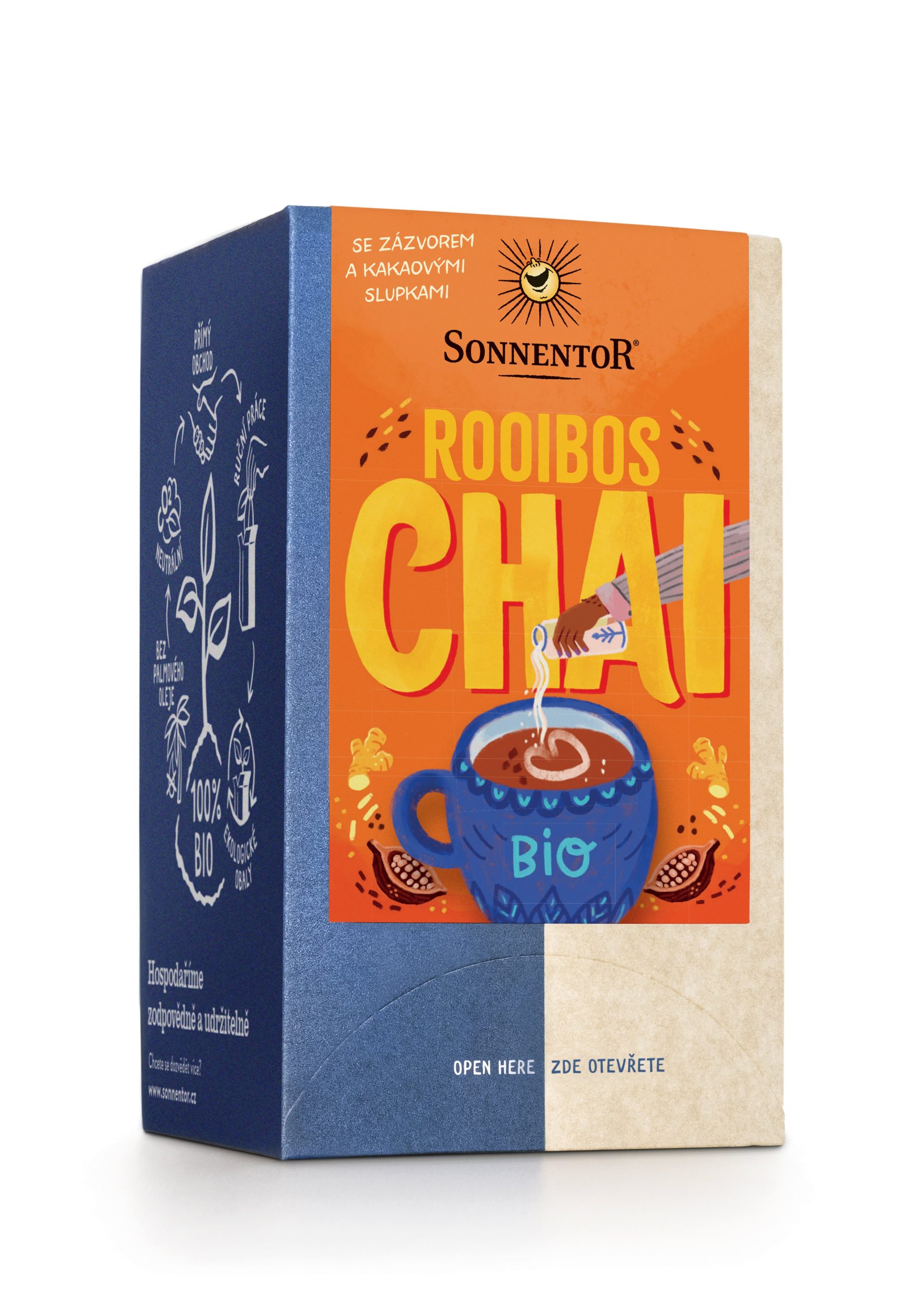 Sonnentor Chai rooibos s kořením BIO - nálevové sáčky (18 x 1