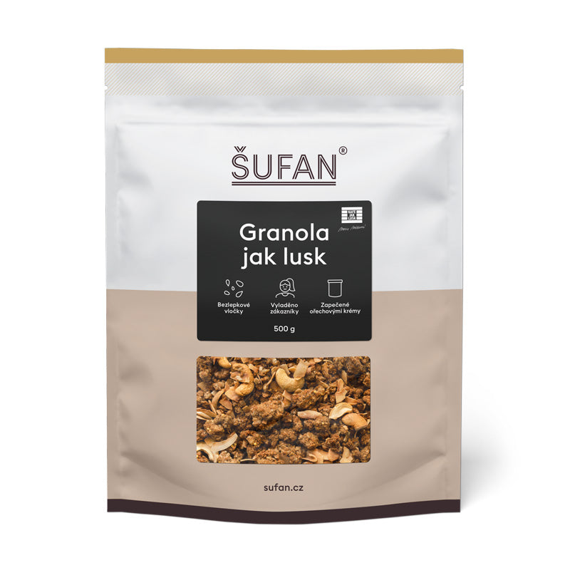 Šufan Granola jak lusk (sáček 500 g) - bez lepku Šufan