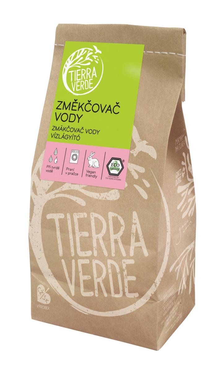 Tierra Verde Změkčovač vody - Zip sáček 850 g - pro účinné praní v tvrdé vodě Tierra Verde