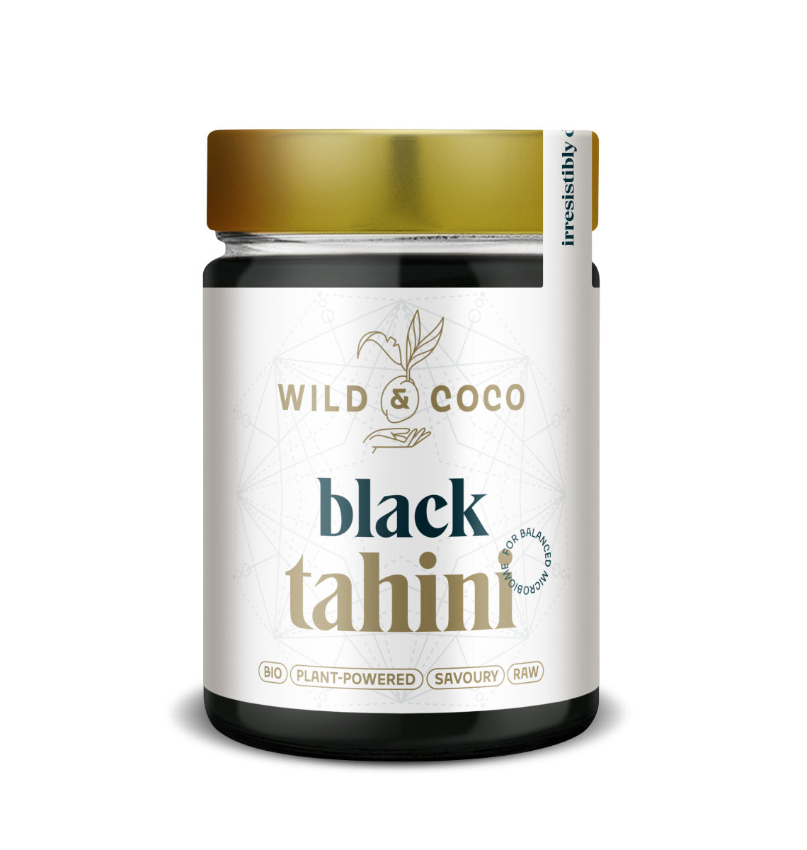 Wild & Coco Tahini černé BIO (300 g) - výživnější než bílý sezam Wild & Coco