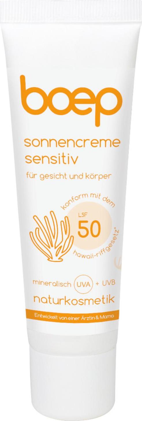 Boep Opalovací krém SPF 50 Sensitive 50ml