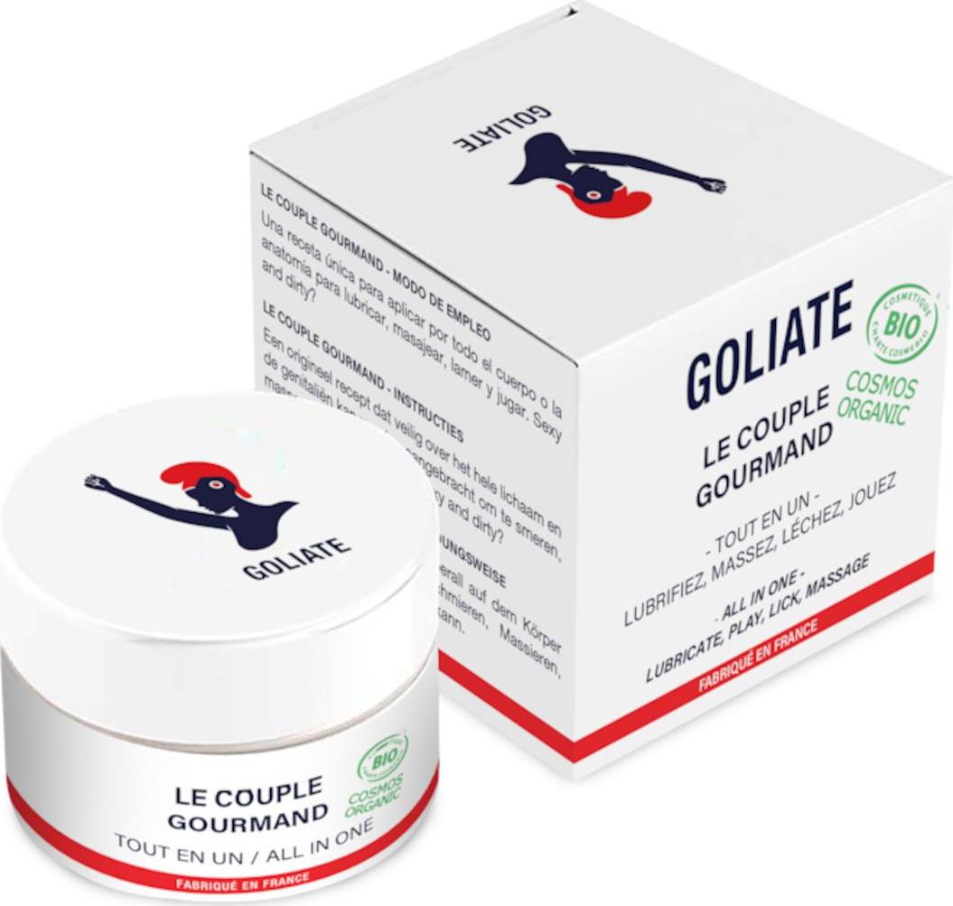 Goliate Jedlý masážní a lubrikační olej 2v1 The Gourmet Couple BIO 50 ml