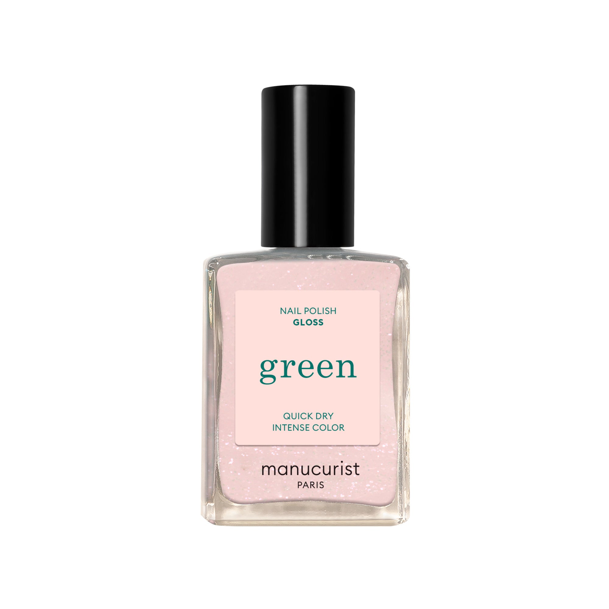 Manucurist Green schnoucí lak na nehty - Gloss (15 ml) - něžně perleťově růžová Manucurist