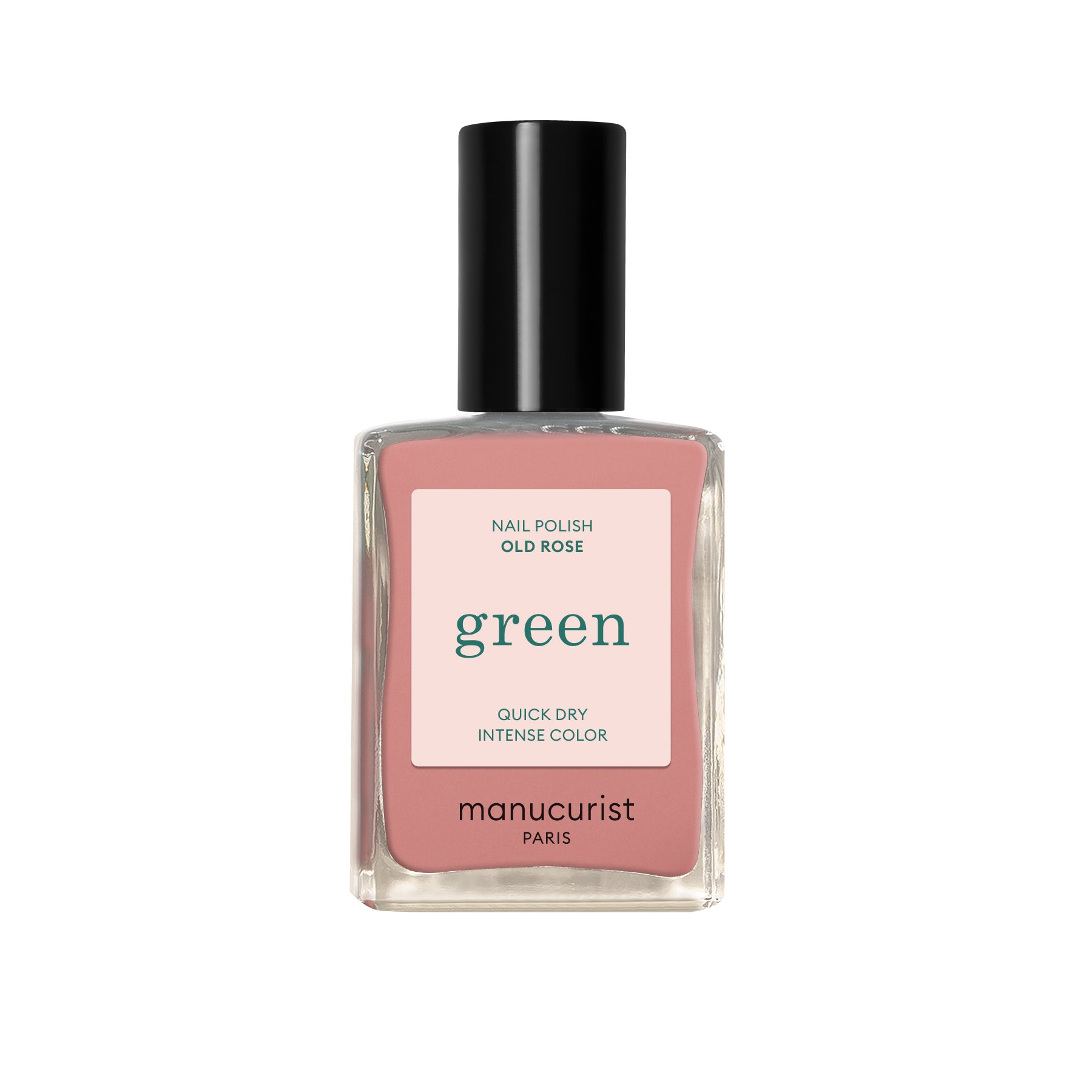 Manucurist Green schnoucí lak na nehty - Old Rose (15 ml) - decentní starorůžová barva Manucurist