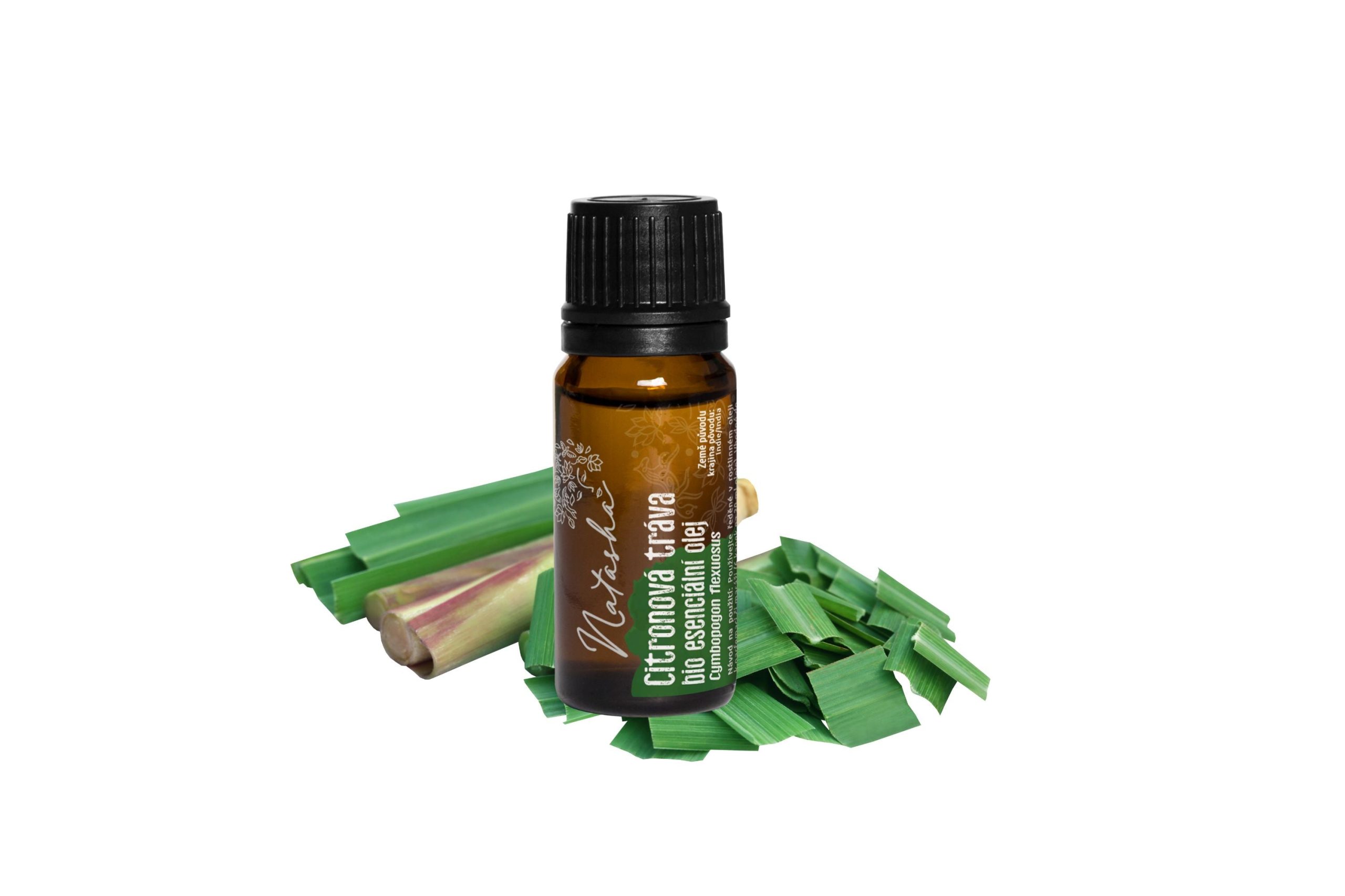 Natasha Esenciální olej BIO (10 ml) - Citronová tráva Natasha