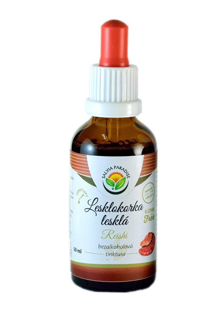 Salvia Paradise Lesklokorka lesklá - Reishi - tinktura bez ethanolu (50 ml) Salvia Paradise