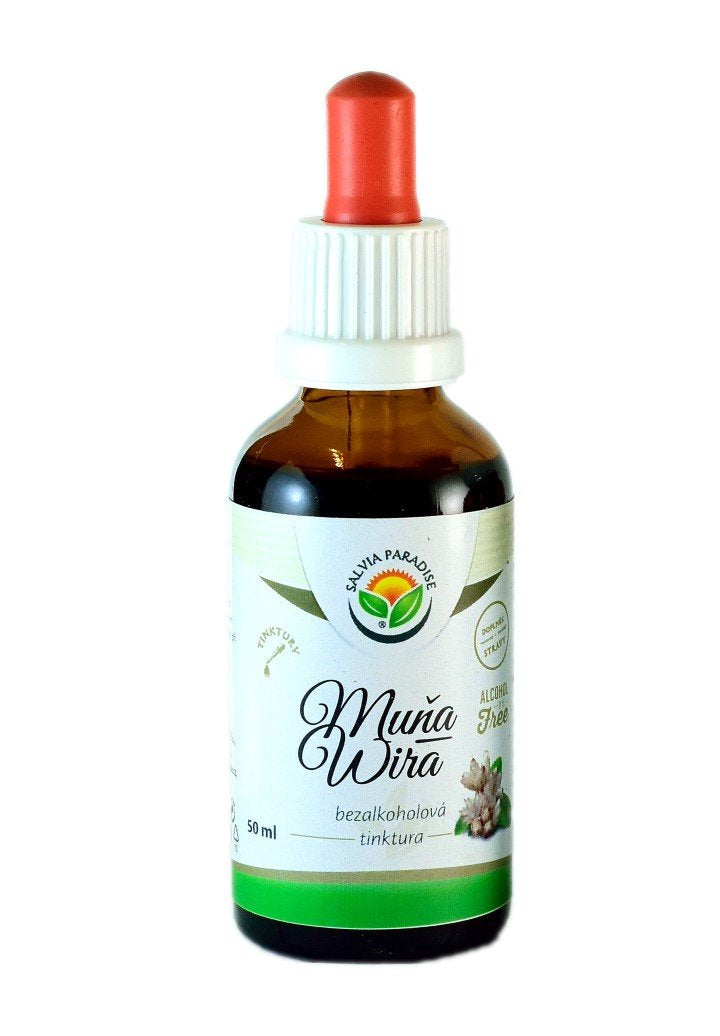 Salvia Paradise Muňa a Wira - bylinná tinktura bez ethanolu (50 ml) Salvia Paradise