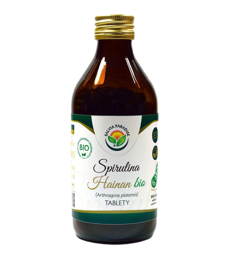 Salvia Paradise Spirulina Hainan BIO (800 tablet) - posiluje přirozenou obranyschopnost Salvia Paradise