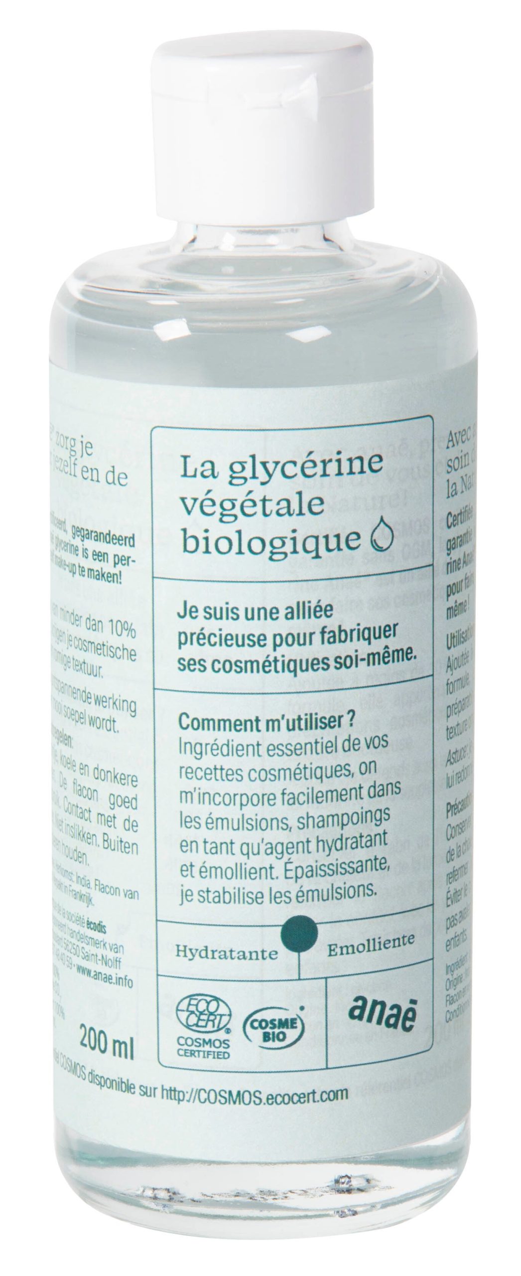 Anaé by Ecodis Rostlinný glycerin BIO (200 ml) - hydratuje a zjemňuje pokožku Ecodis