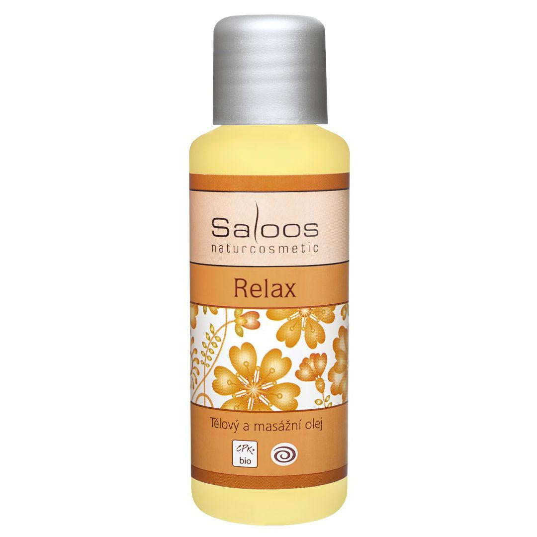 Saloos Tělový a masážní olej Relax BIO (50 ml) - uvolnění mysli i těla po náročném dni Saloos