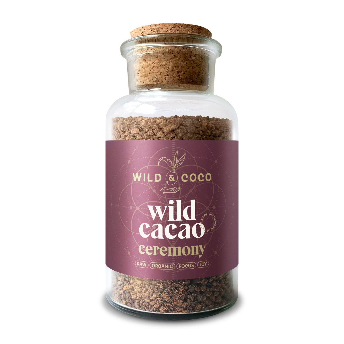 Wild & Coco Ceremoniální kakao BIO (190 g) - přináší celkové uspokojení Wild & Coco