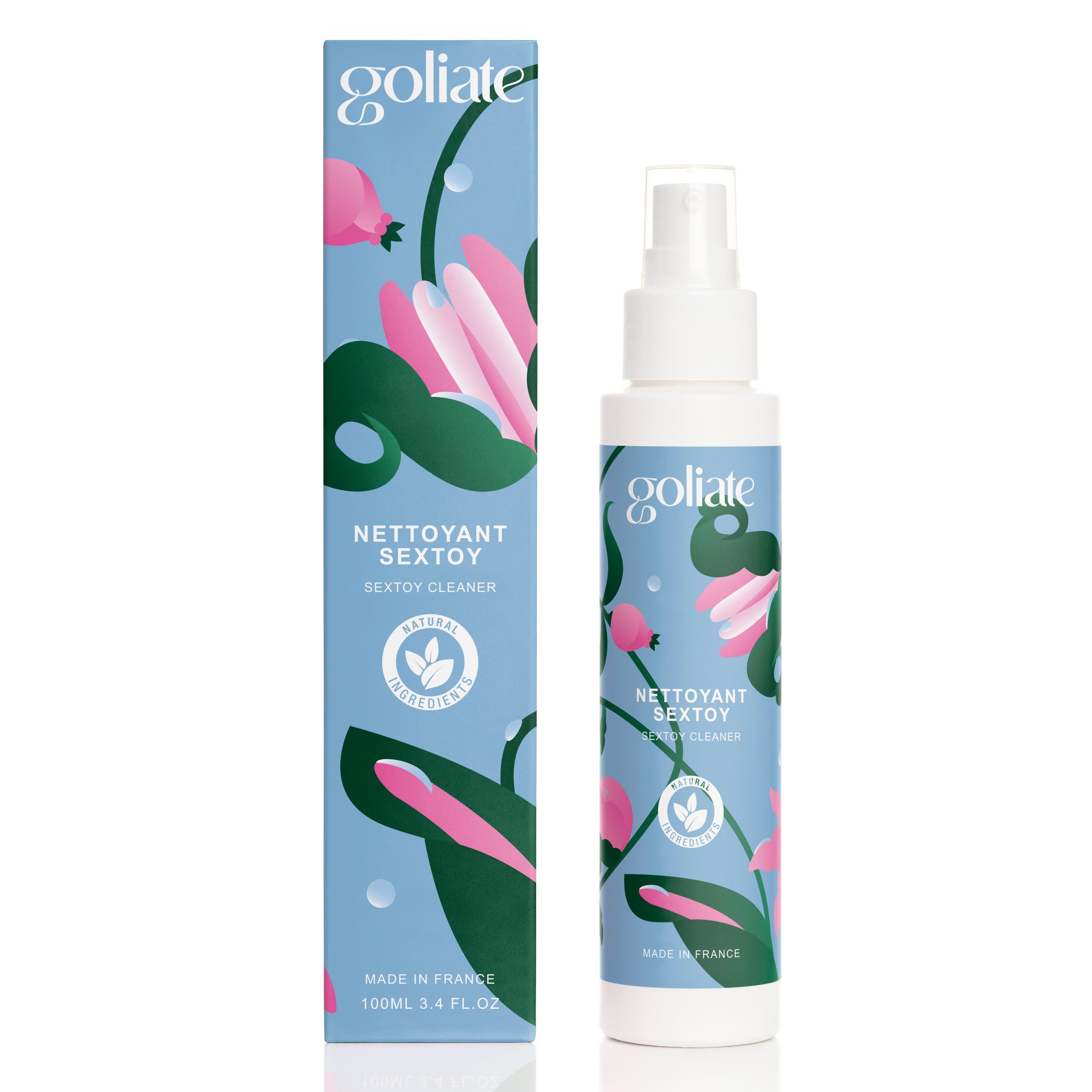 Goliate Čisticí přípravek na erotické pomůcky (100 ml) - pro snadné použití Goliate