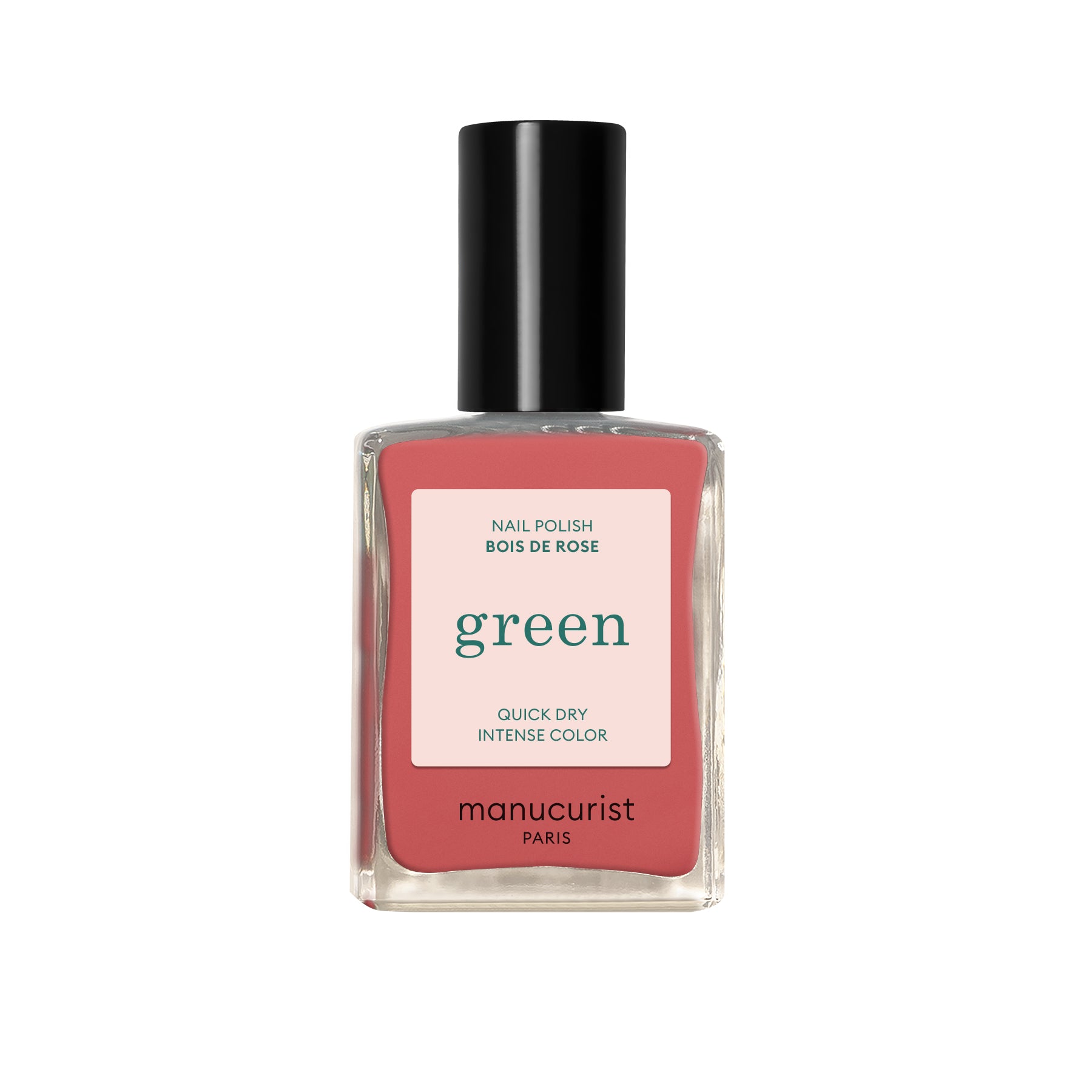 Manucurist Green schnoucí lak na nehty - Bois de rose (15 ml) - dusty pink odstín Manucurist