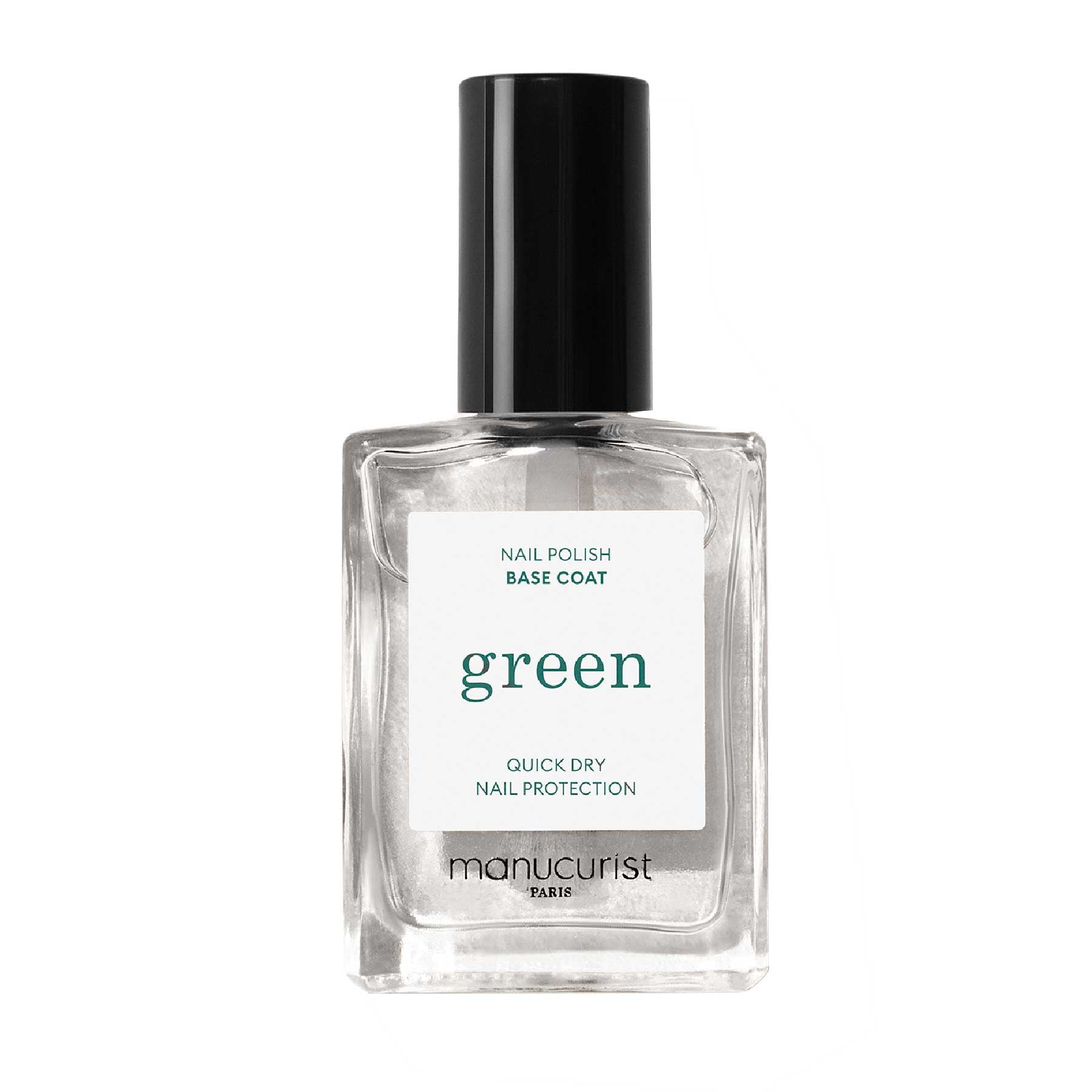 Manucurist Green schnoucí lak na nehty podkladový - Base Coat (15 ml) - zpevní a vyhladí nehty Manucurist