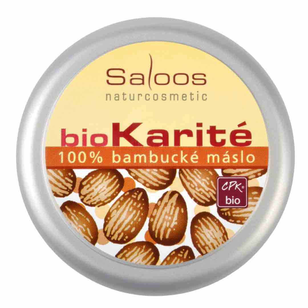 Saloos 100% Bambucké máslo BIO (50 ml) - dokonale vyživuje a regeneruje pokožku Saloos