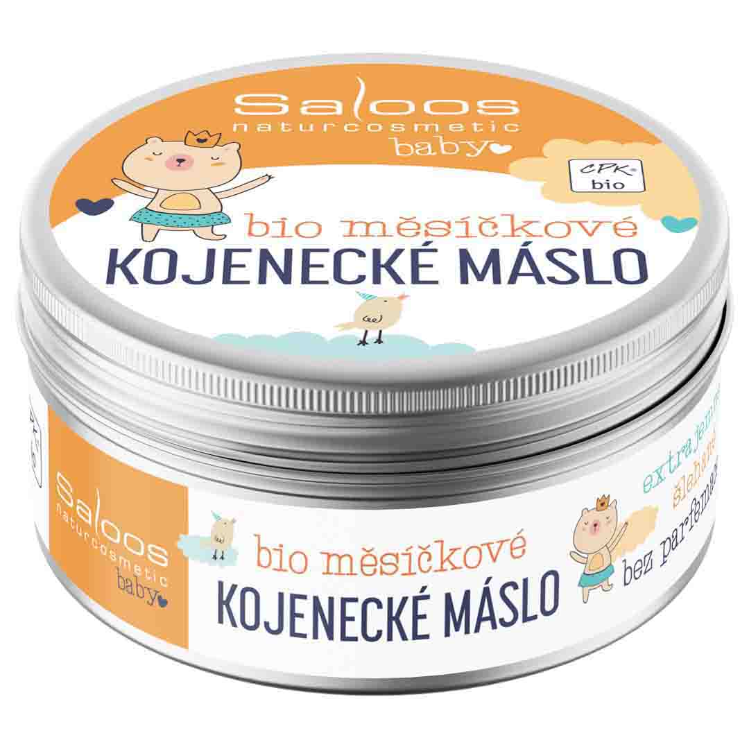 Saloos Šlehané měsíčkové kojenecké máslo BIO (150 ml) - pro miminko i maminku Saloos