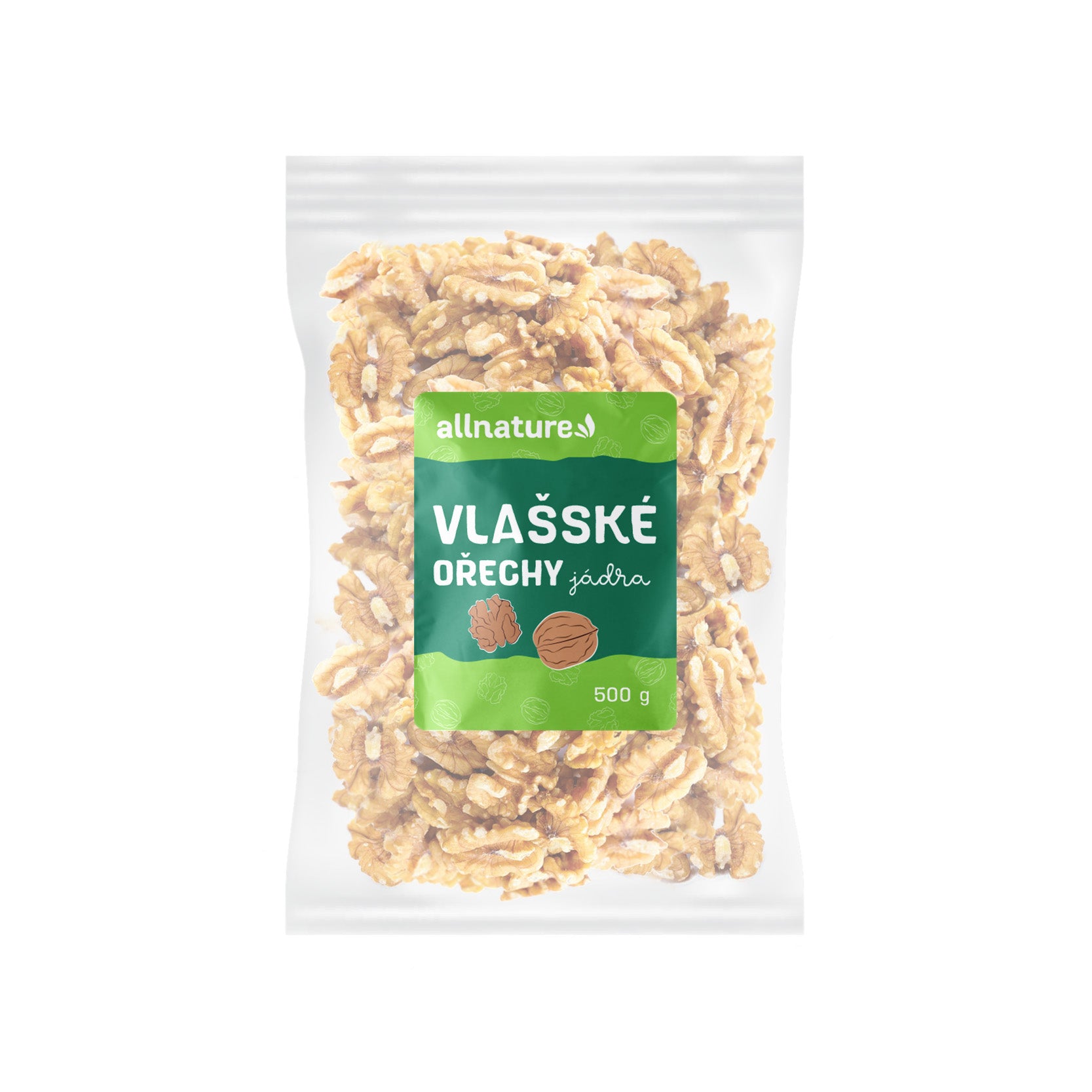 Allnature Vlašské ořechy (500 g) - II. jakost - svačinka plná vitamínů a minerálů Allnature