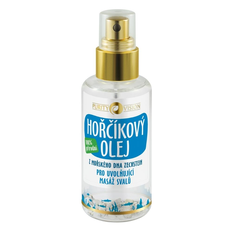 Purity Vision Hořčíkový olej BIO (95 ml) - II. jakost - uvolní namožené svaly Purity Vision