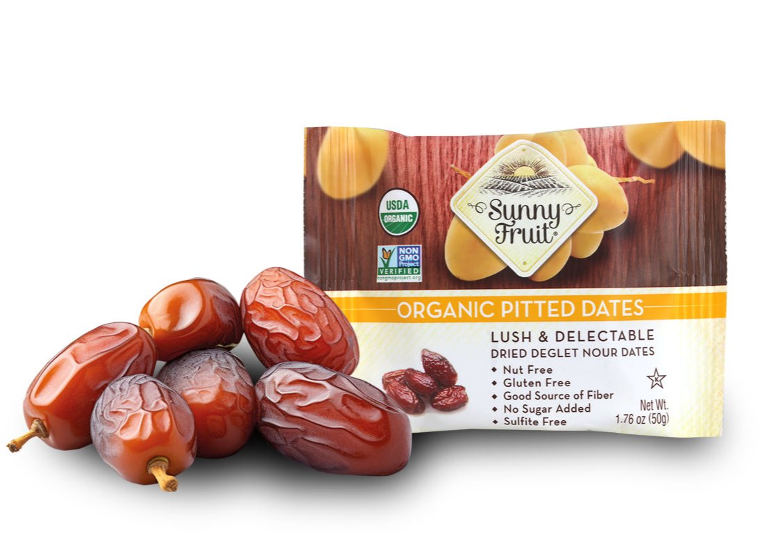 Sunny Fruit Datle sušené na slunci BIO (50 g) - II. jakost - delikátní a bez pecek Sunny Fruit