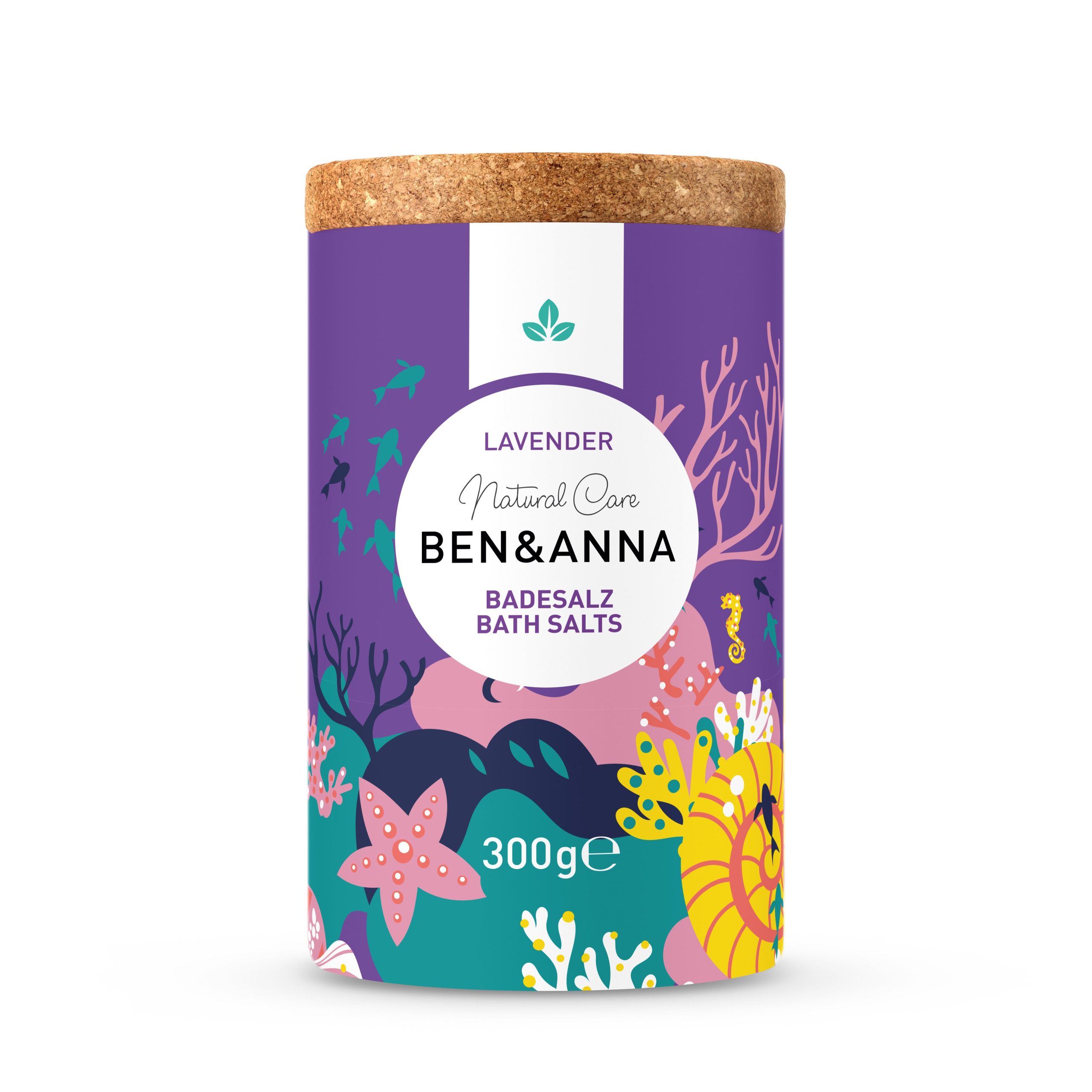 Ben & Anna Sůl do koupele - Lavender (300 g) - uvolní svaly a zrelaxuje Ben & Anna