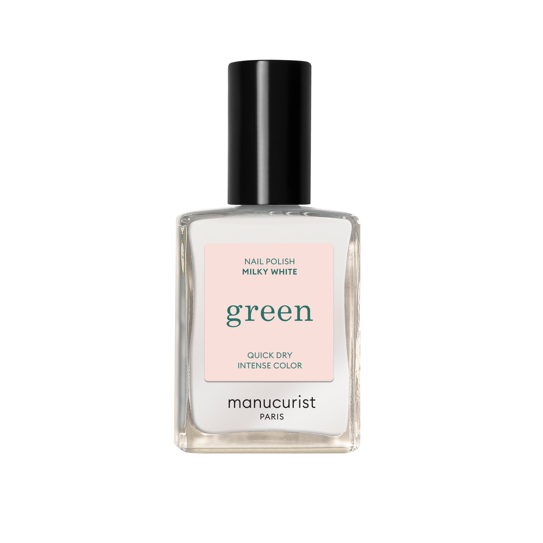 Manucurist Green schnoucí lak na nehty - Milky White (15 ml) - mléčně bílý odstín Manucurist