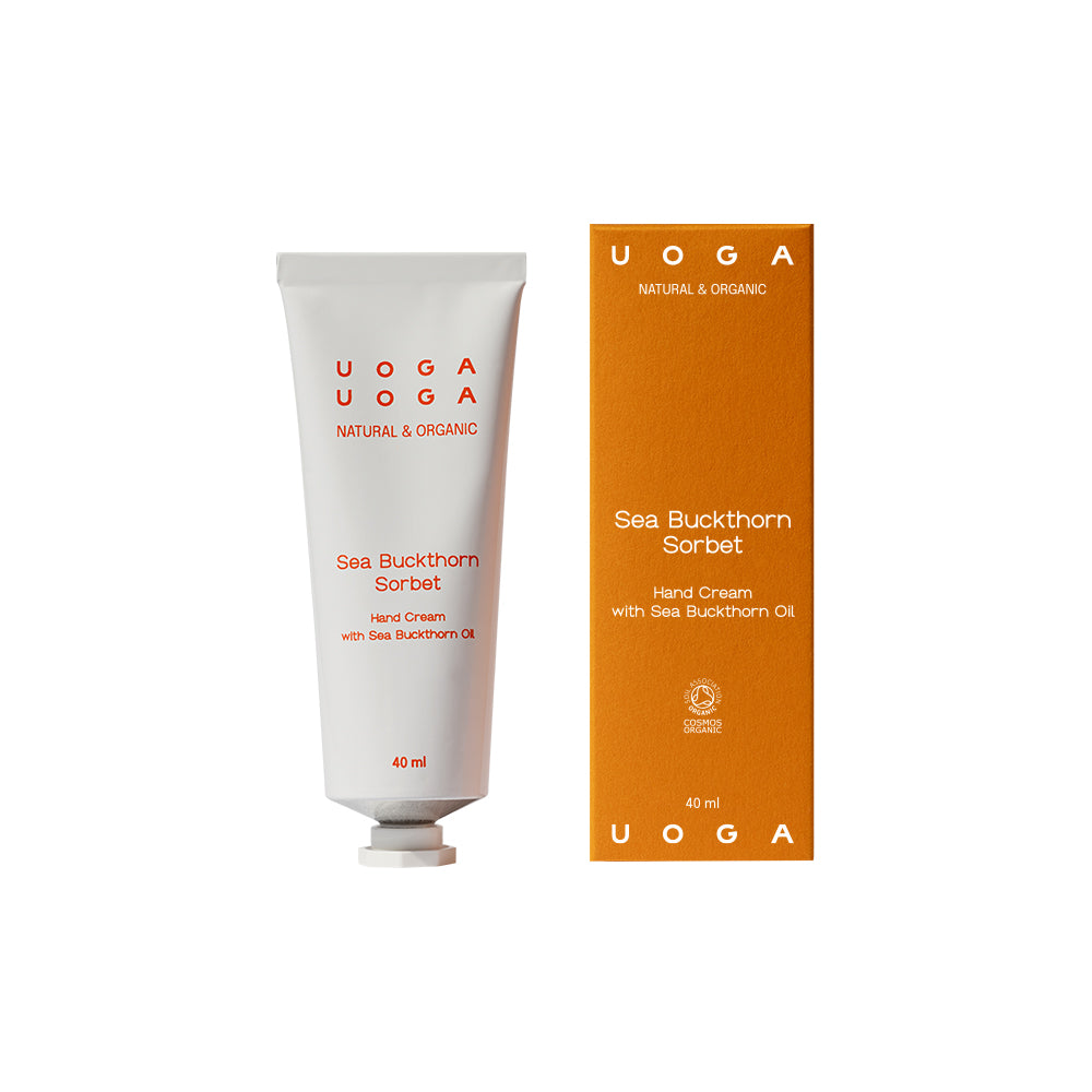 Uoga Uoga Intenzivní vyživující krém na ruce Sea Buckthorn Sorbet BIO (40 ml) - s bambuckým máslem Uoga Uoga